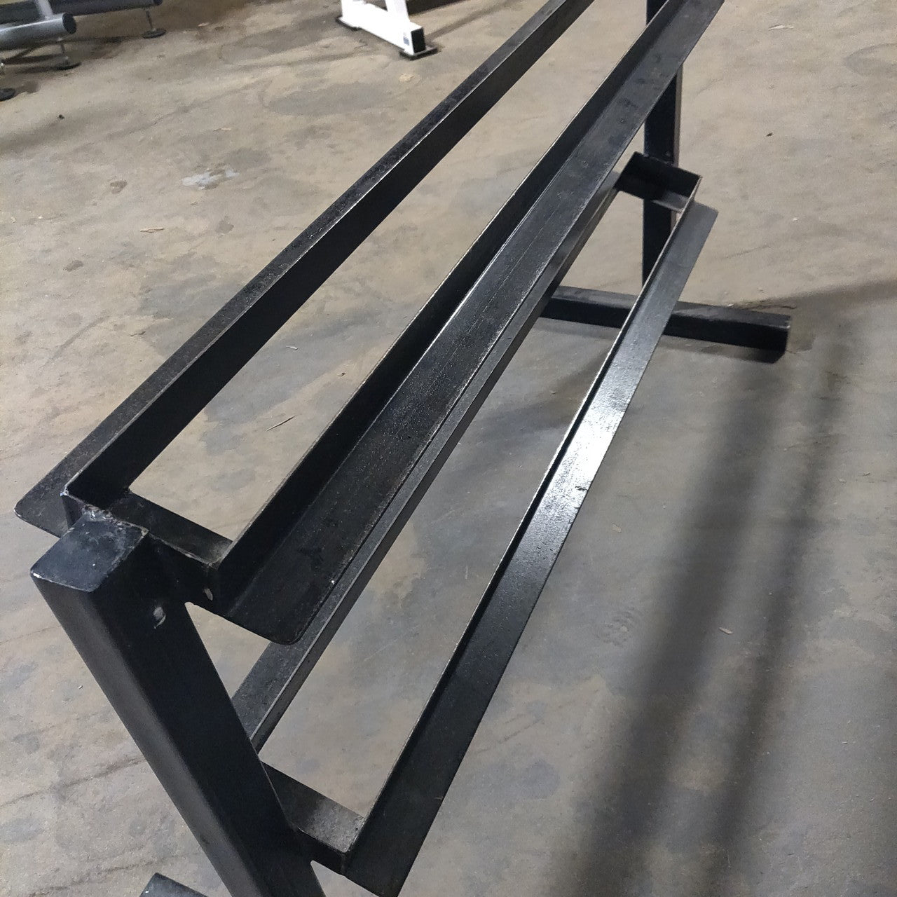 Two Tier Dumbbell Rack Gym Storage