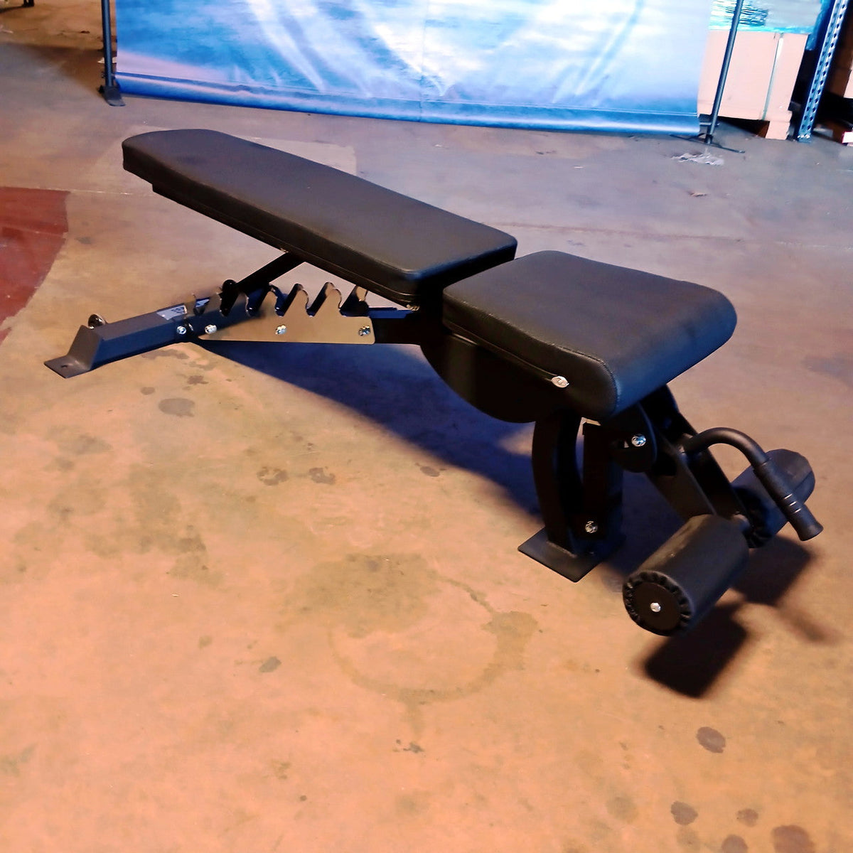 USED FID Heavy Duty Adjustable Weight Bench W/Footholds 1500lb Capacity