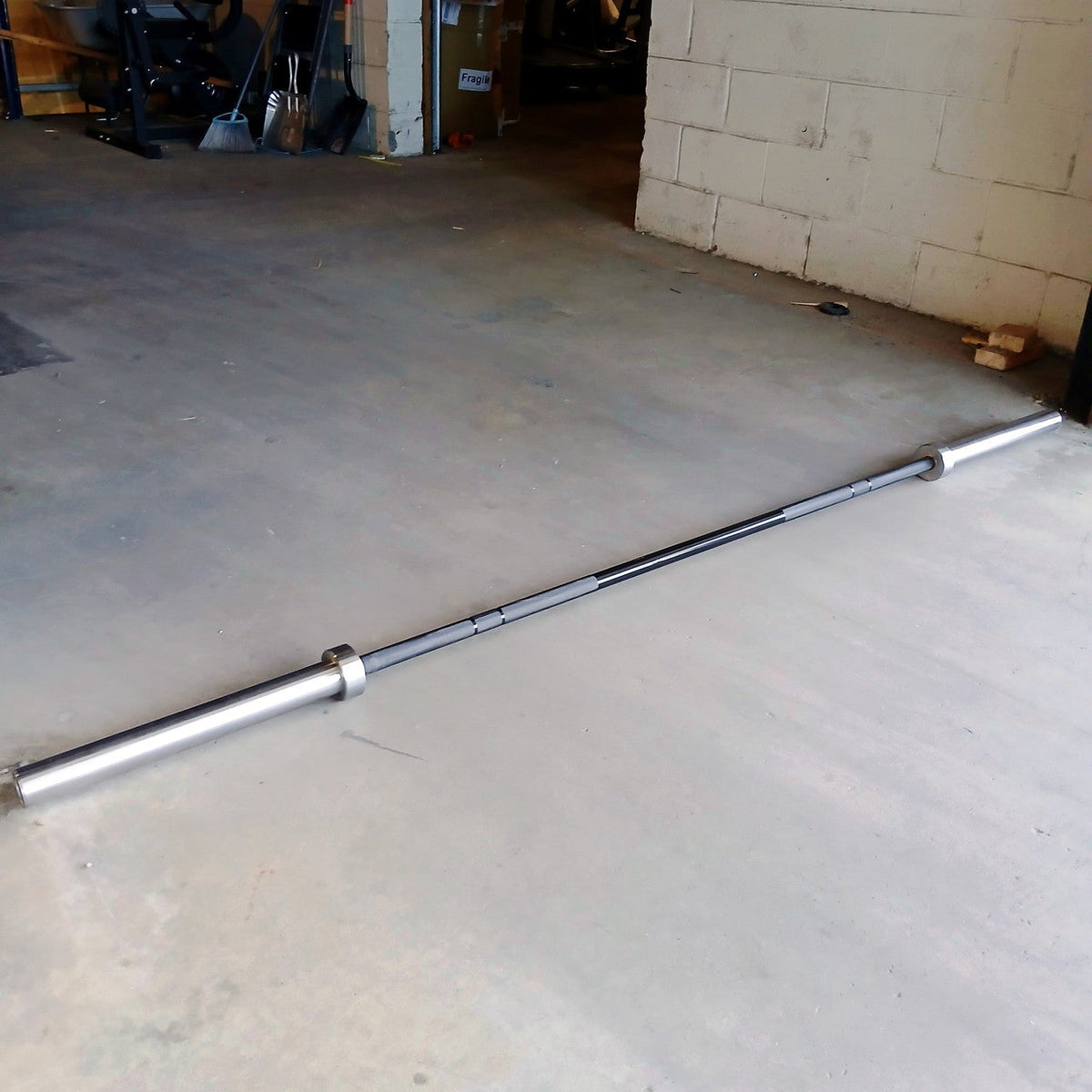 Used Men's Olympic Zinc Plated CrossTraining Commercial Barbell