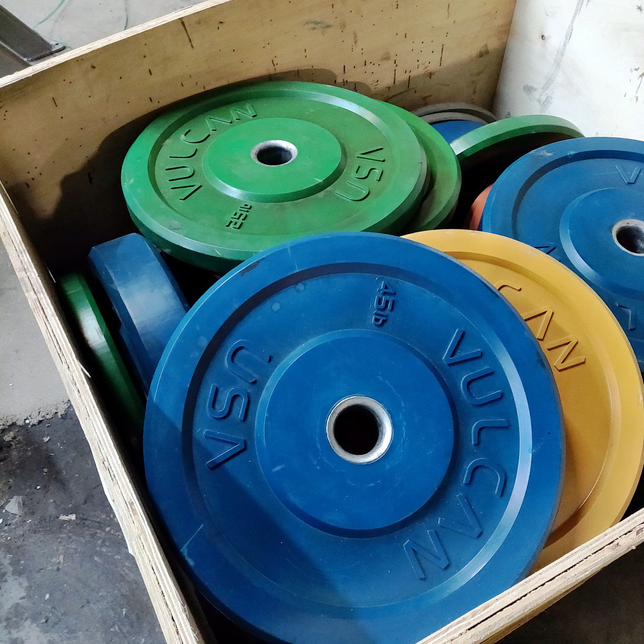 Used Olympic Weight Plates All Sizes 45-2.5lb