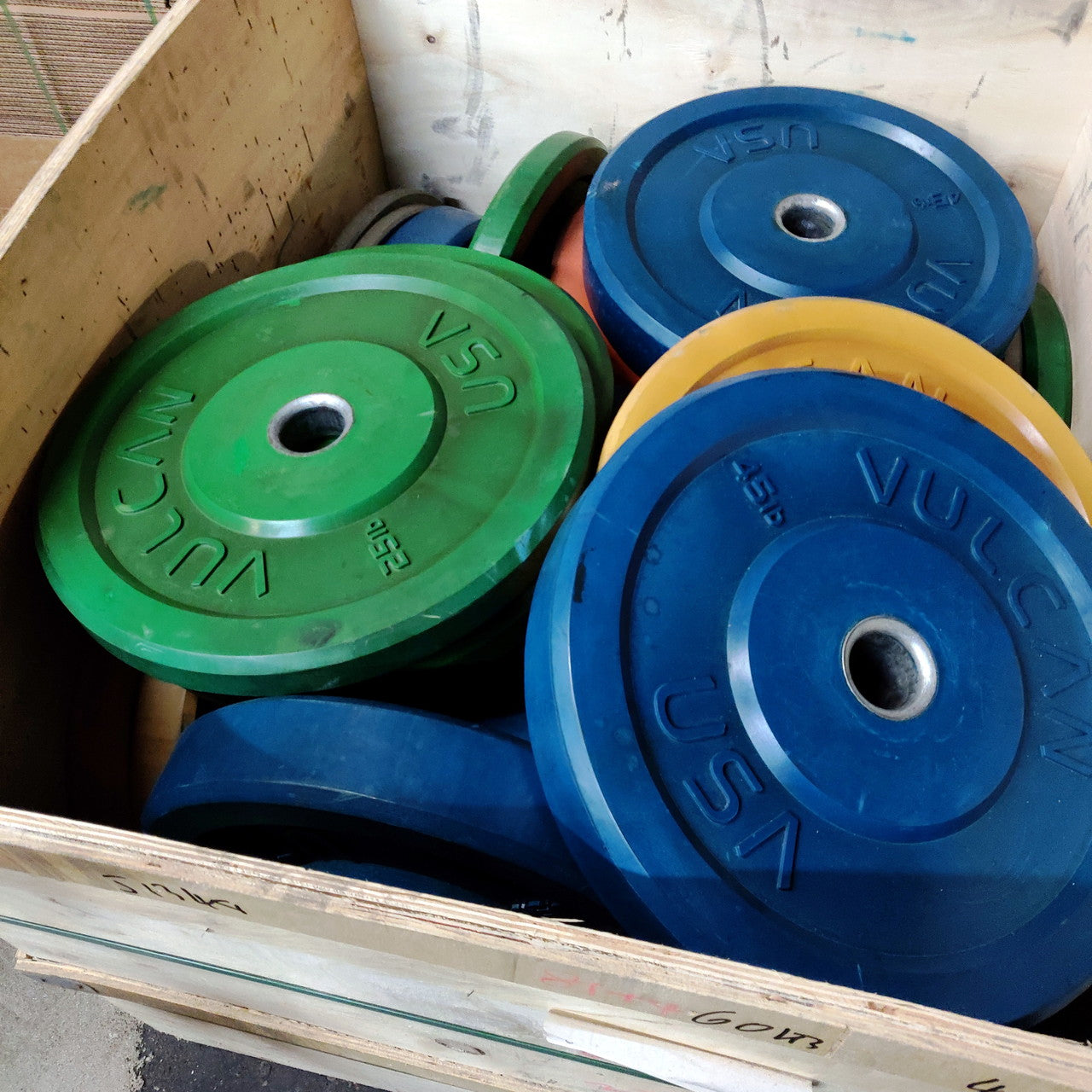 Used Olympic Weight Plates All Sizes 45-2.5lb