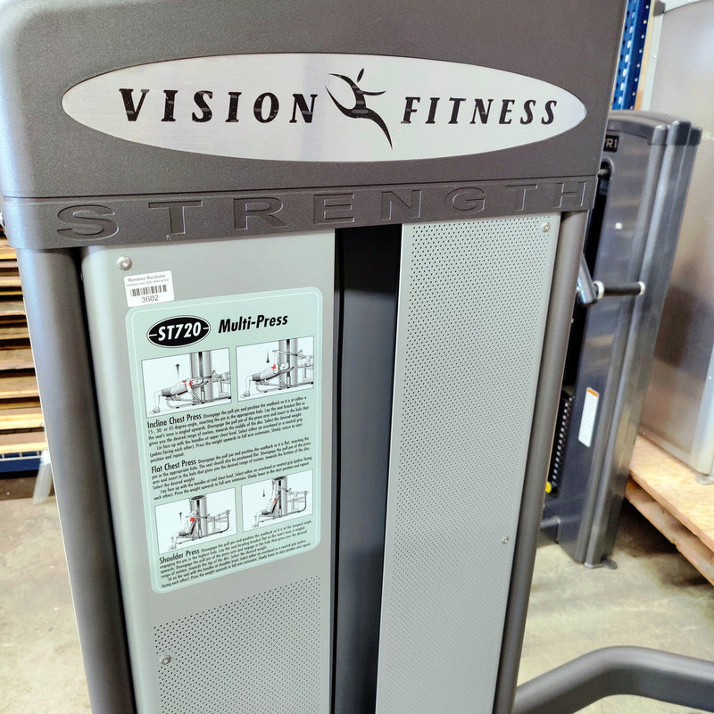 Vision Fitness Multi Press Benchpress Overhead Press Strength Machine